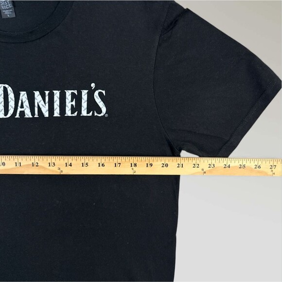 Jack Daniels T-Shirt Black Old No. 7 Whiskey 100% Cotton Unisex Size Large - Picture 4 of 5